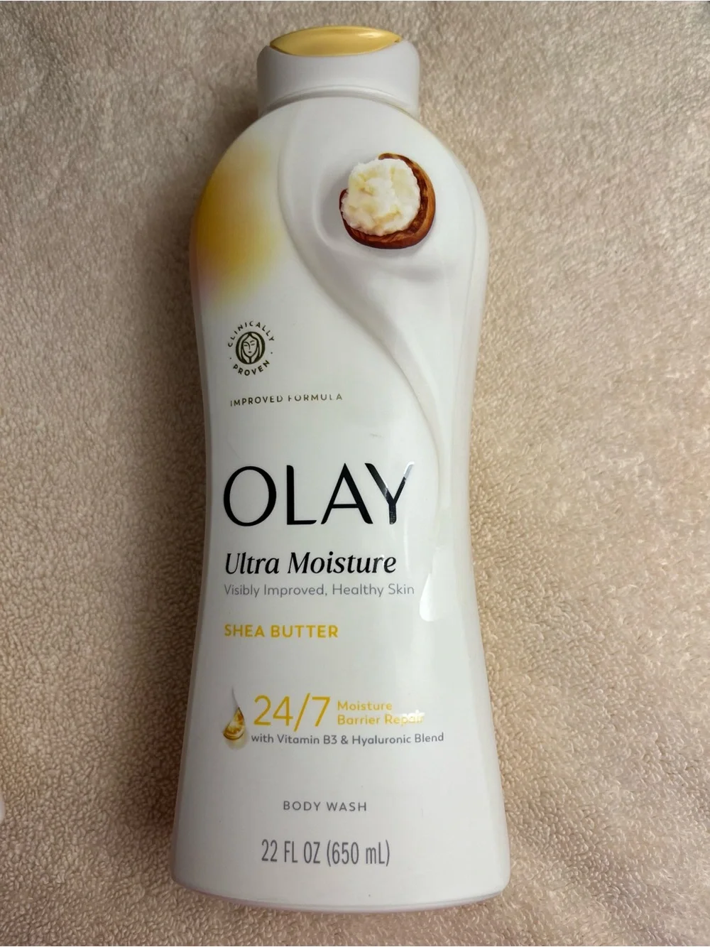 Olay Body Wash 3-Pack Shea Butter/Vitamin E/Coconut Oil Moisture Barrier 22oz